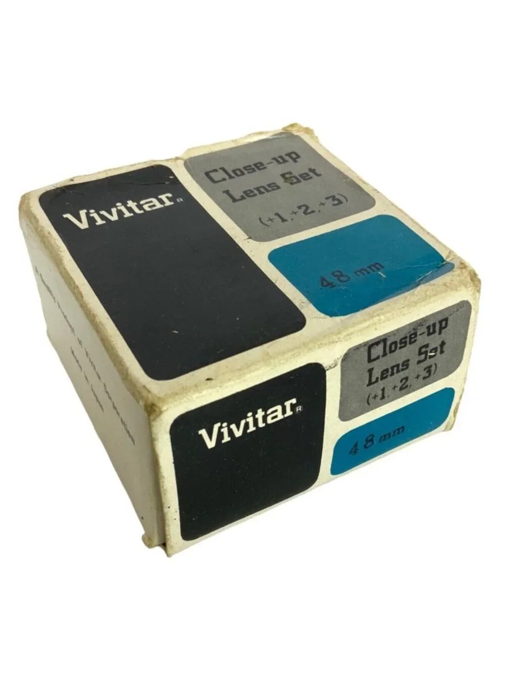 Vivitar Close-Up Lens Set (+1 +2 +3) 48mm With Original Snap Case & Box